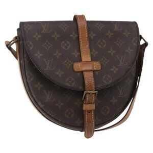 Authentic LOUIS VUITTON Monogram Chantilly GM Shoulder Bag M51232 LV